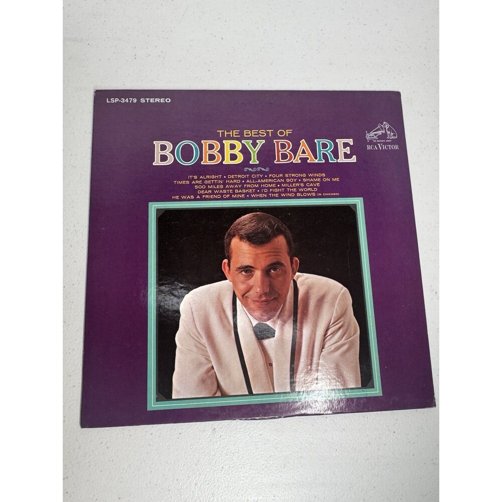 Bobby Bare - The Best Of - RCA Victor Record Vinyl LP - Country Music